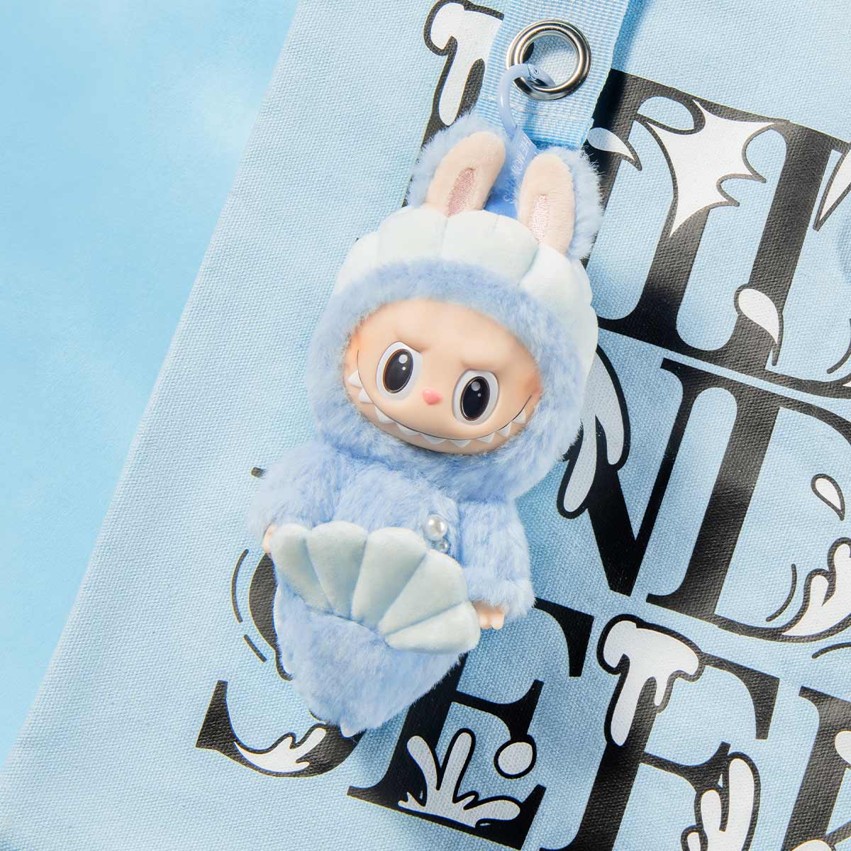 POP MART LABUBU HIDE AND SEEK IN SINGAPORE SERIES-Vinyl Plush Doll Pendant