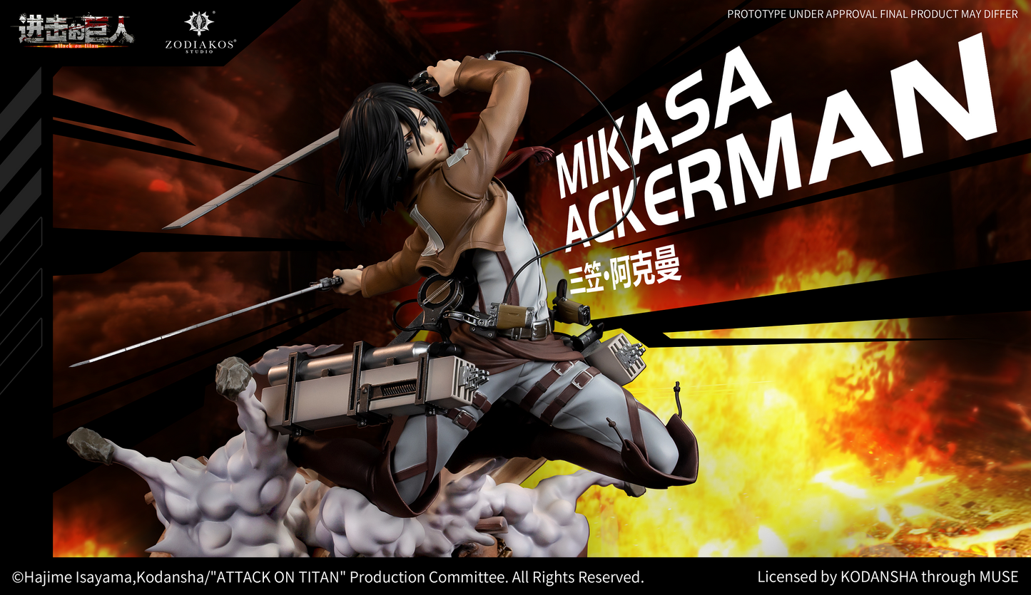 Zodiakos Studio - Attack On Titan Mikasa Ackerman (Licensed) [PRE-ORDER]