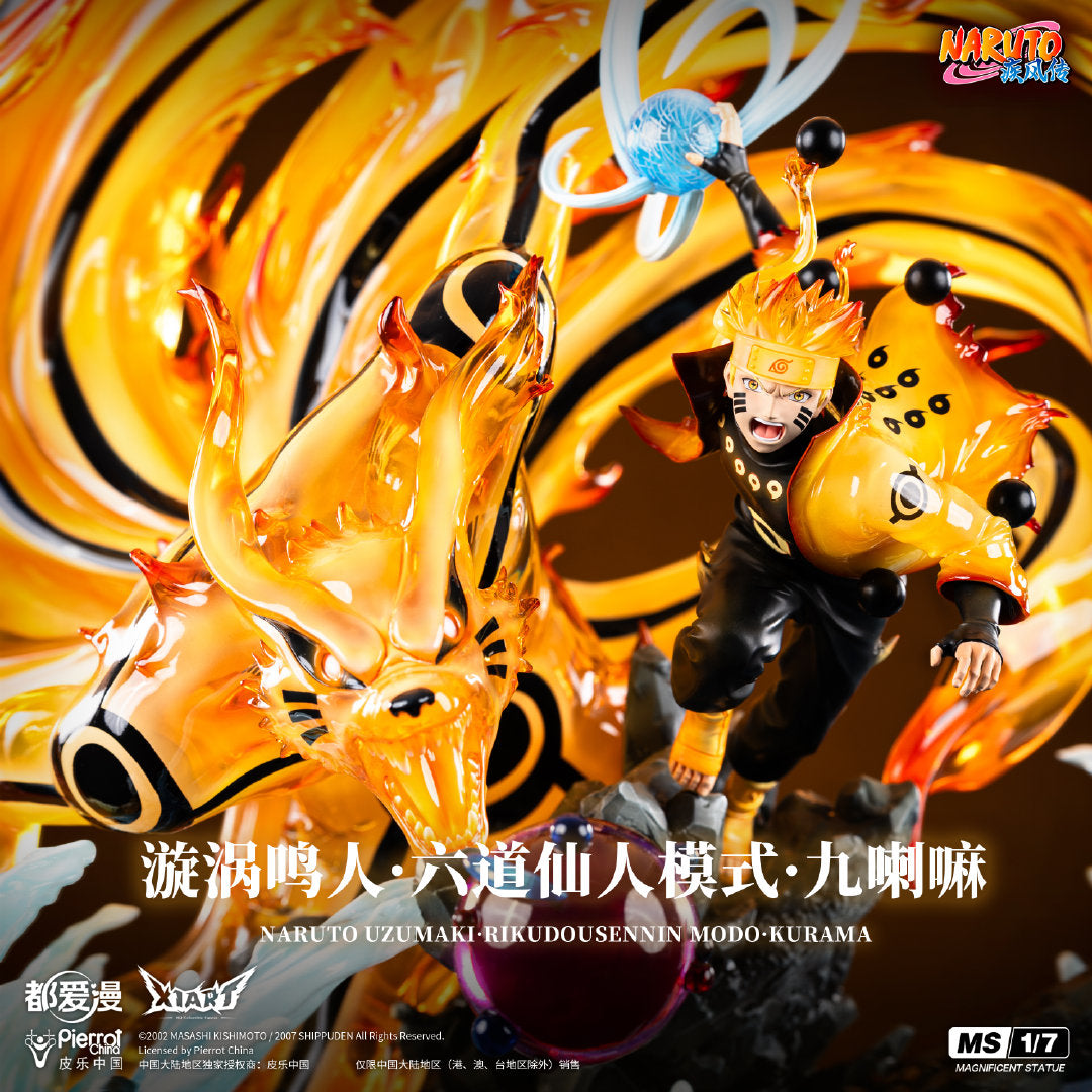 X1ART - Naruto Shippuden Six Paths Sage Mode Naruto and Kurama (Licensed) [PRE-ORDER]