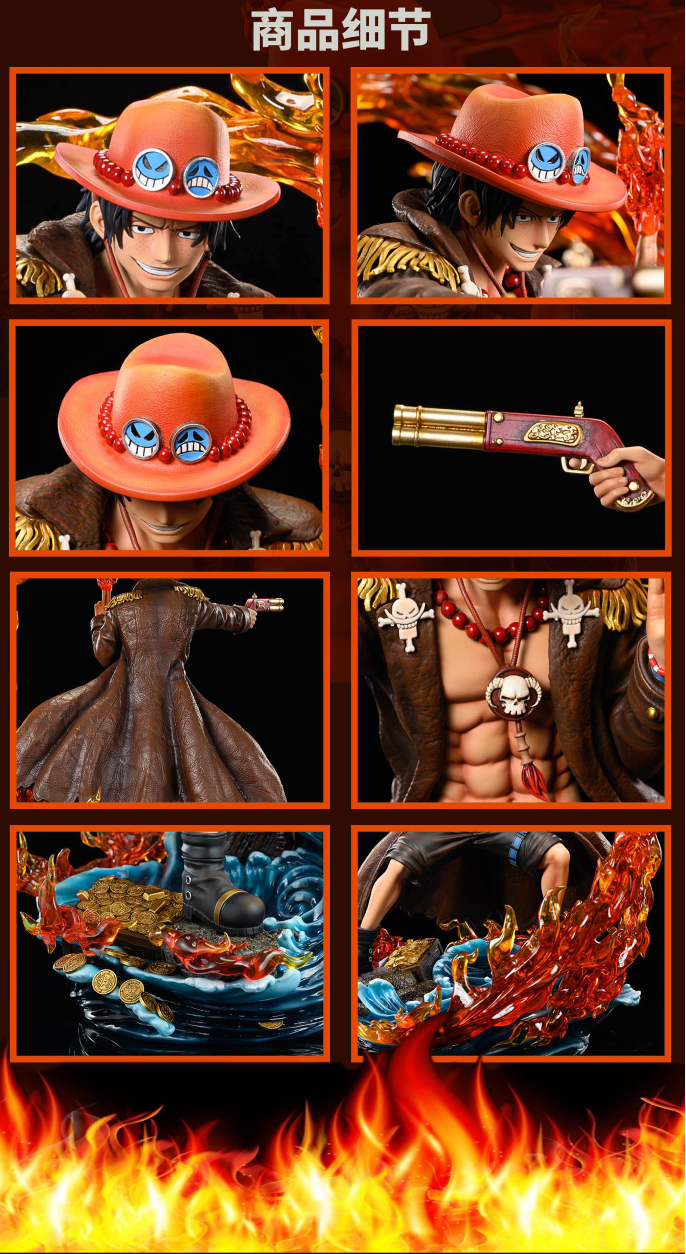 ONE PIECE Log Collection - One Piece Portgas D Ace (Licensed) [PRE ONE PIECE Log Collection - One Piece Portgas D Ace (Licensed) [PRE