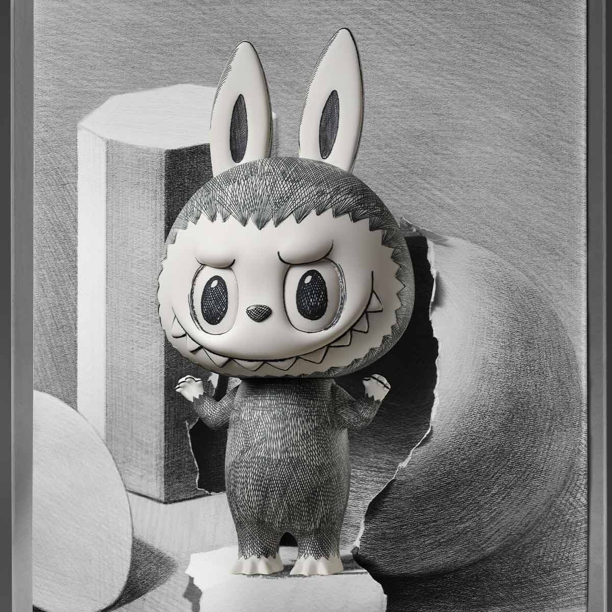 POP MART MEGA LABUBU 400% Sketch – GK Figure