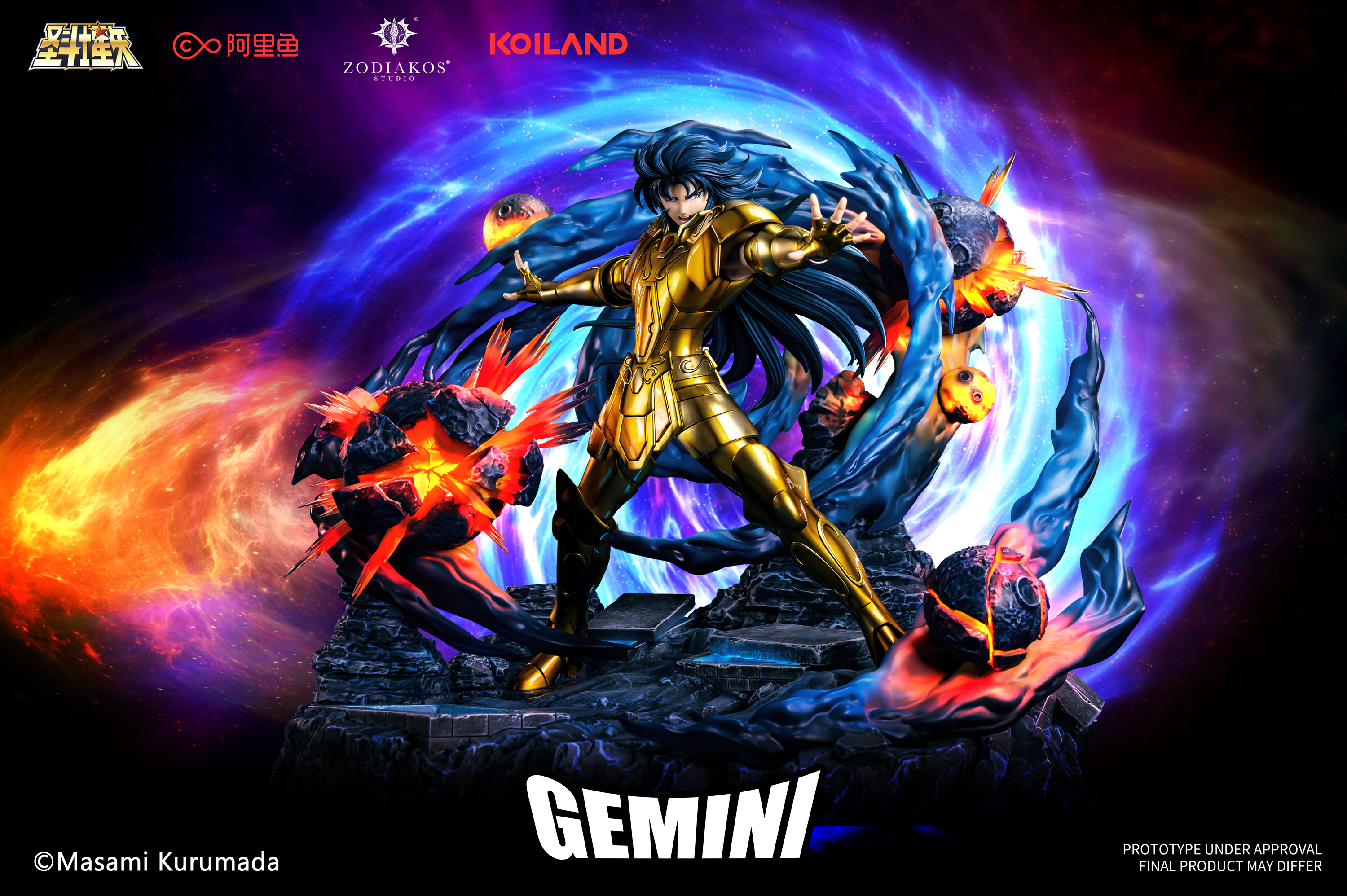Zodiakos Studio - Saint Seiya Gold Saint Gemini Kanon and Saga