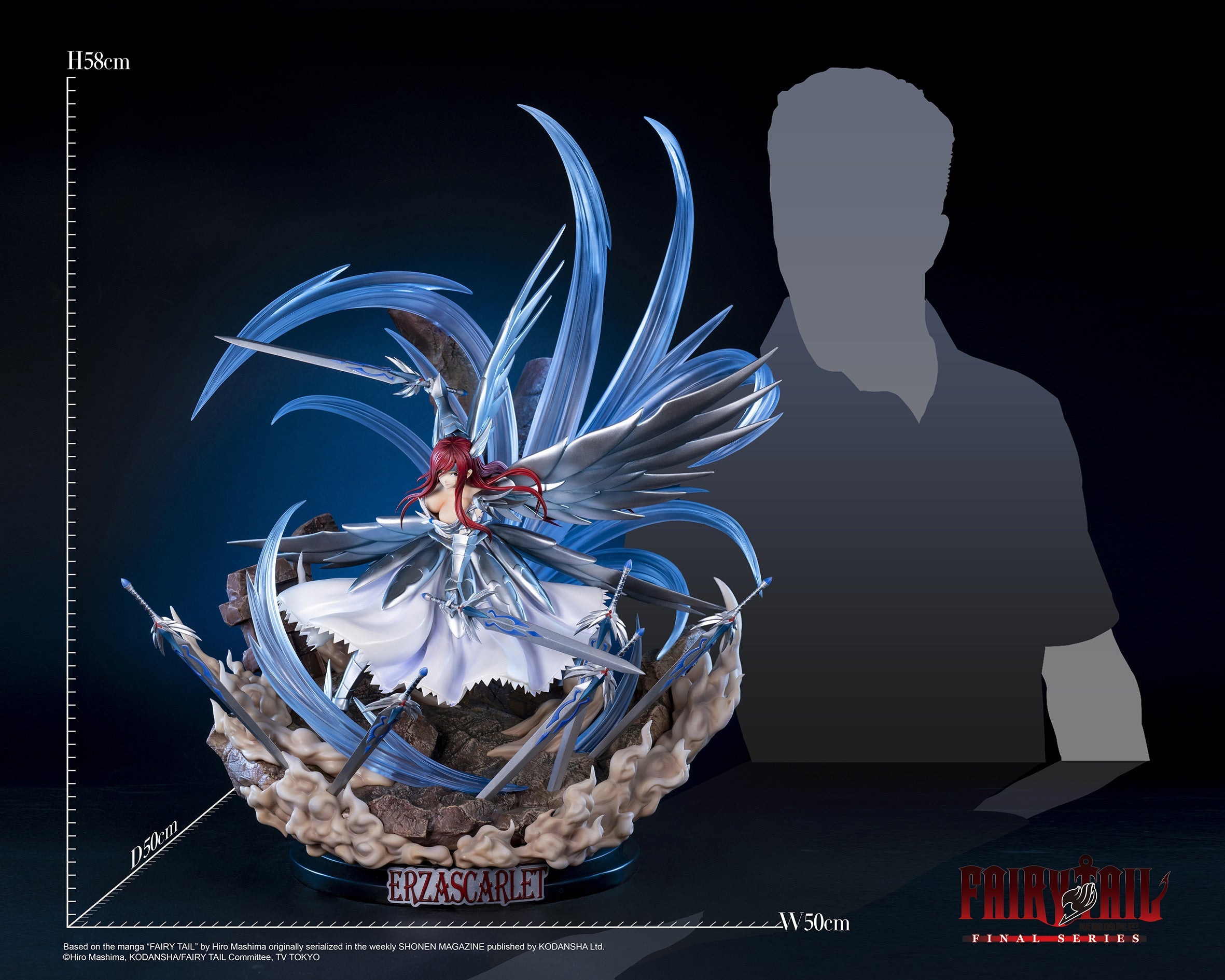 Kodansha - Fairy Tail Erza Scarlet Heaven's Wheel Armor Kodansha - Fairy Tail Erza Scarlet Heaven's Wheel Armor