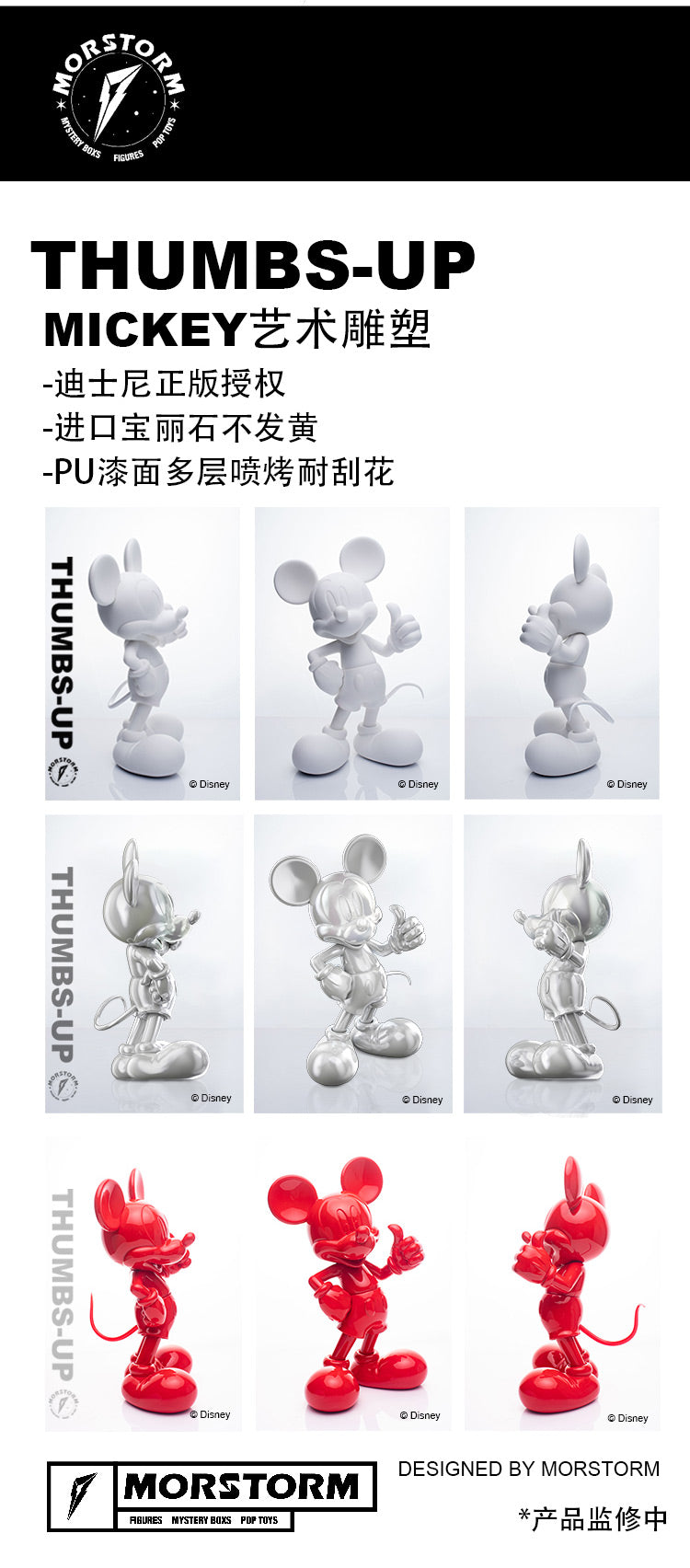 MORSTORM - Mickey And Friends Thumbs Up Mickey (Licensed) [PRE-ORDER]