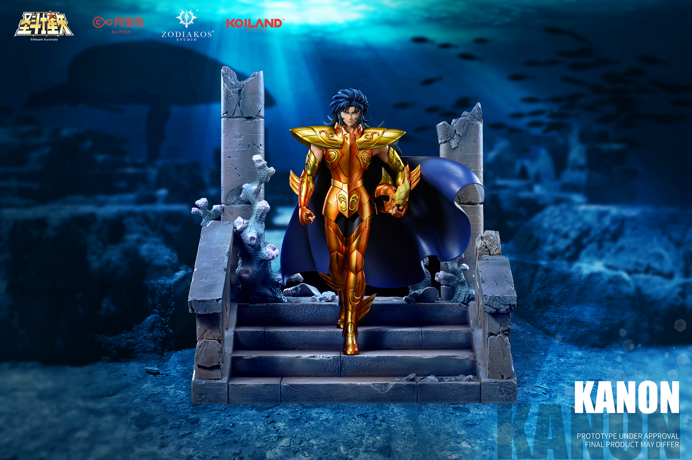 Saint Seiya Sea Dragon Kanon Ikigai Licensed Statue - Toei Animation & Tsume Studio [Pre-Order Closed] main image 0