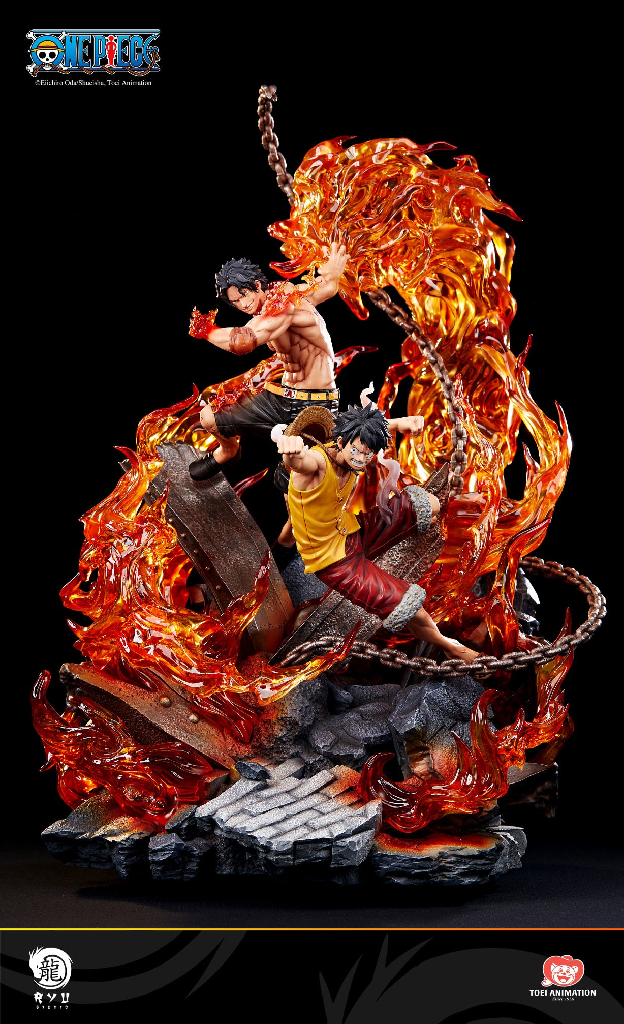 RYU Studio - One Piece Luffy and Ace (Licensed) [PRE-ORDER CLOSED]