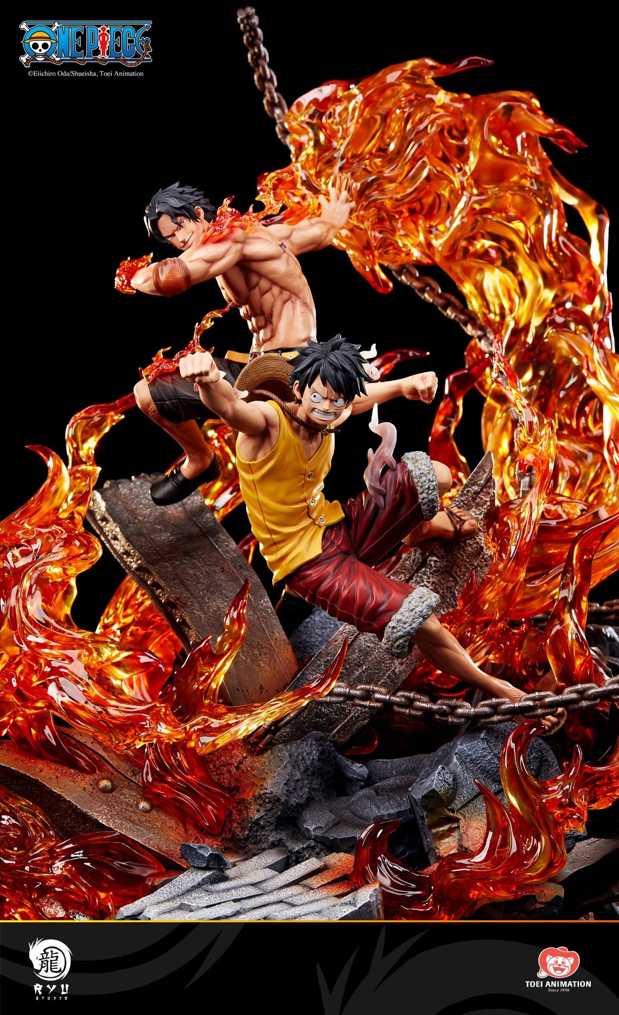 RYU Studio - One Piece Luffy and Ace (Licensed) [PRE-ORDER CLOSED]