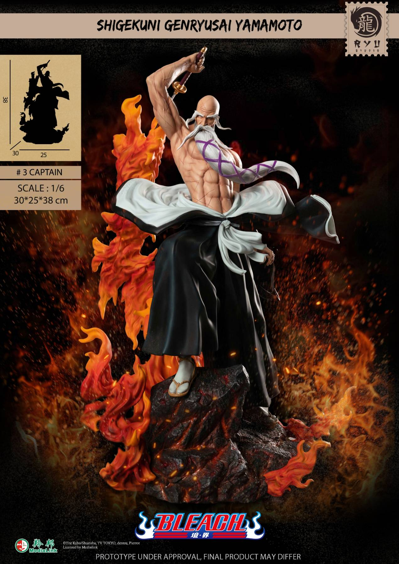 RYU Studio - Bleach Yamamoto Genryusai Shigekuni (Licensed) [PRE-ORDER]