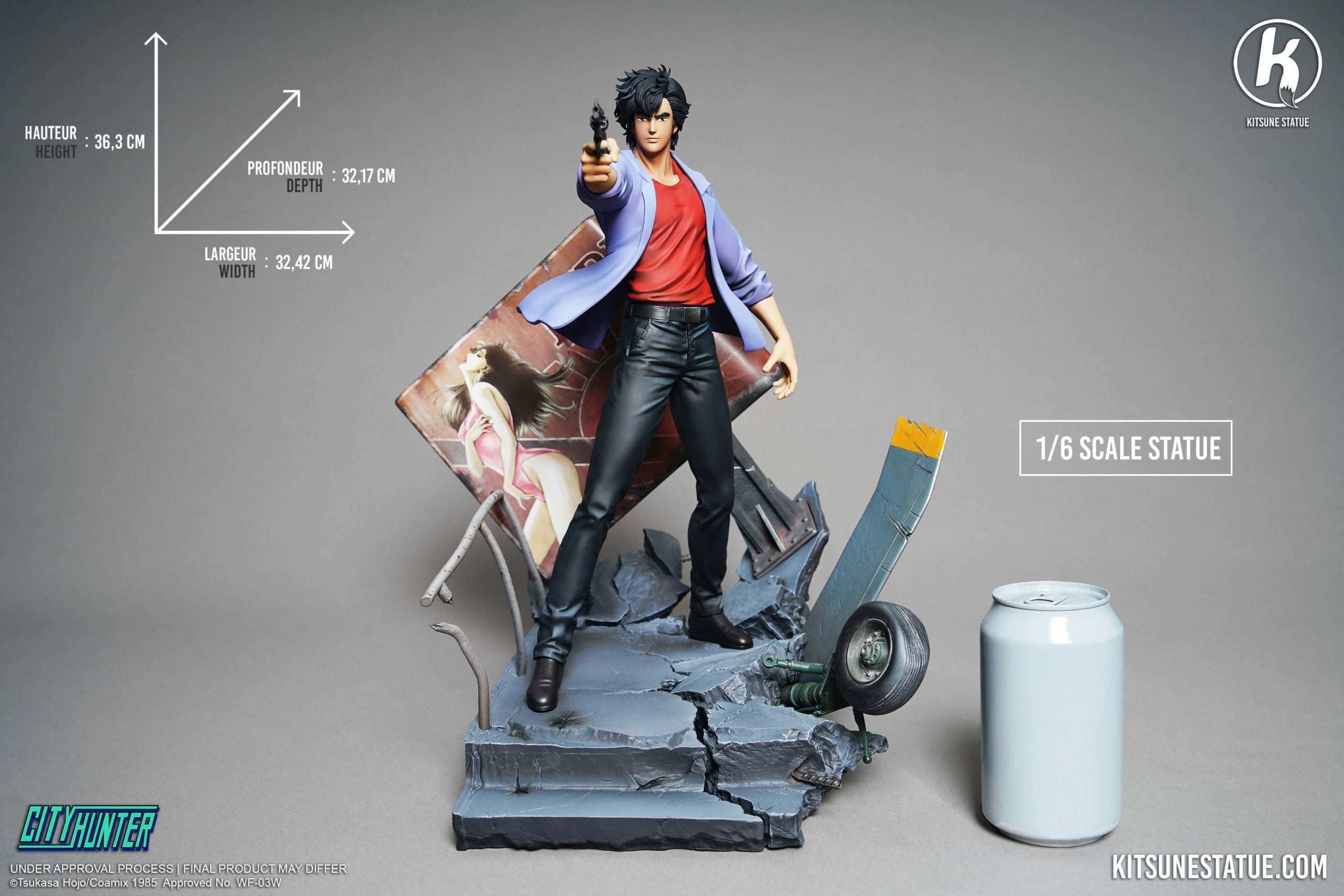 KITSUNE STATUE - City Hunter Ryo Saeba (Licensed) [PRE-ORDER] – GK
